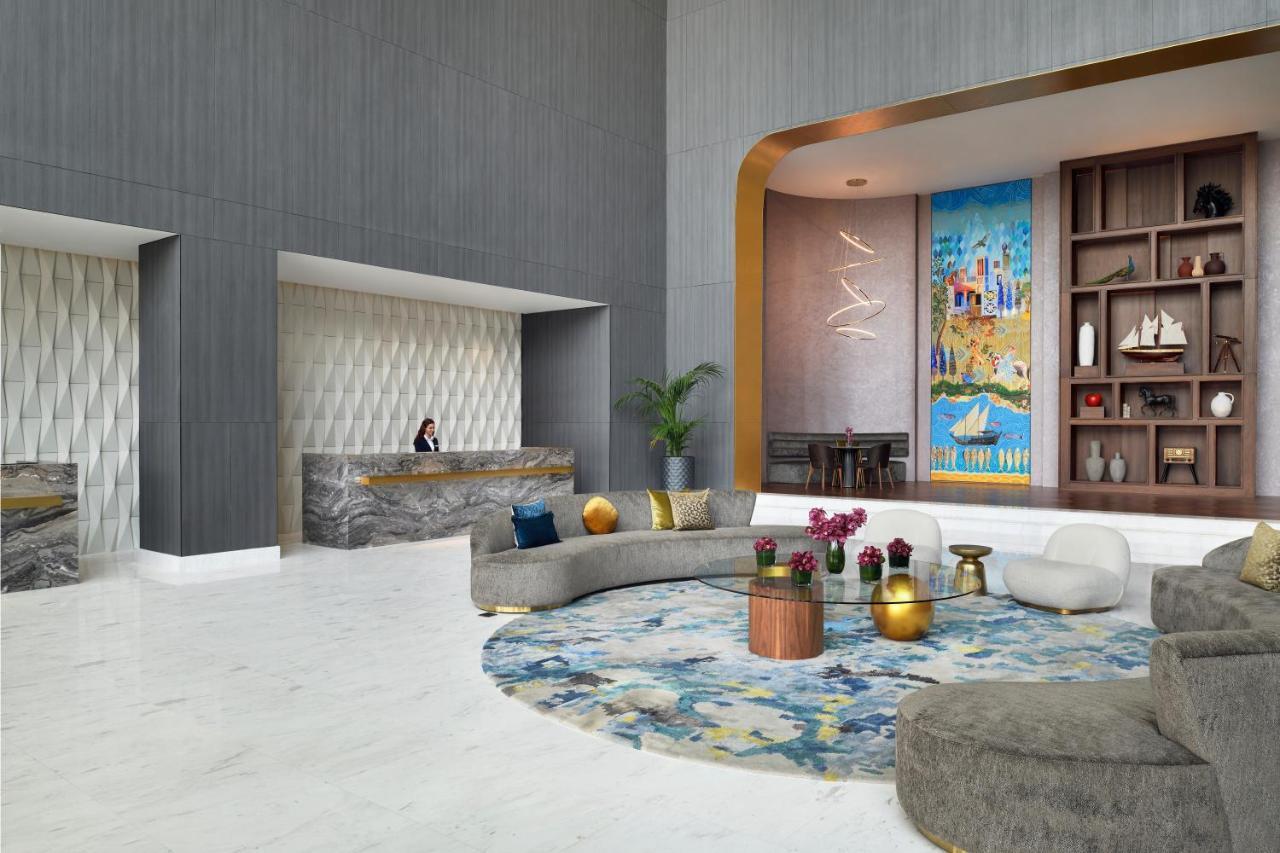 Movenpick Jumeirah Village Triangle 두바이 외부 사진 The lobby of the hotel